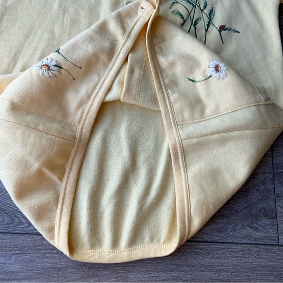 Vintage Y2K Thunderbird Floral Print Soft Fleece Lining  Long Length Cardigan - Picture 12 of 16